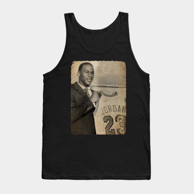 Young Michael Jordan Vintage Tank Top by Milu Milu